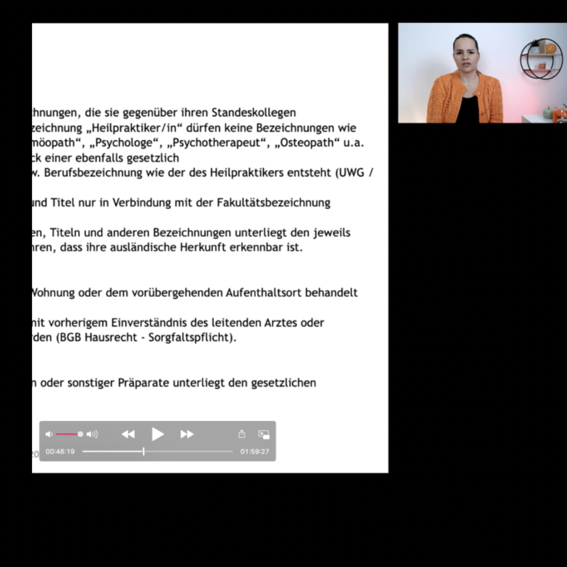 Onlineausbildung Heilpraktiker Psychotherapie Passau